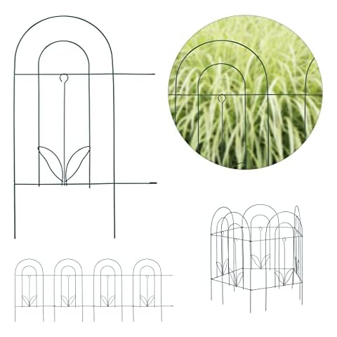 Relaxdays Decorative Garden Edging Set Cover