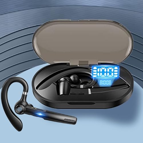 Auricular Bluetooth inalámbrico con gancho y estuche de carga miniatura 2
