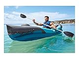 Crivit Kayak inflable resistente de 2 personas con el ozono desprendible del aceite de agua salada de los asientos traseros delanteros del reposapiés y resistente al frío