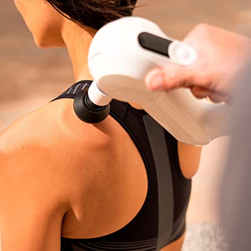 Theragun Elite - Handheld Electric Massage Gun - Bluetooth Enabled Percussion Therapy Device For Athletes - Powerful Deep Tissue Muscle Massager With Quietforce Technology - 4Th Generation - White #TOP6