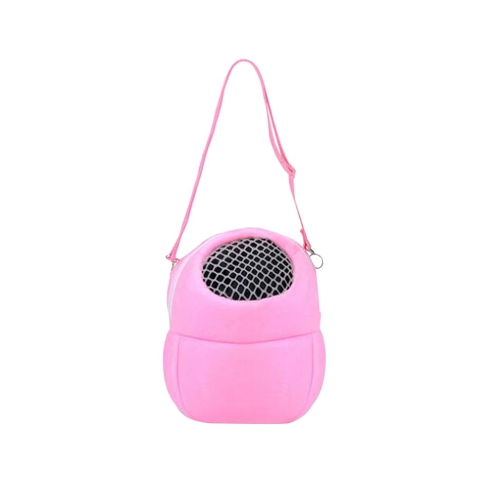 balacoo Pet Breathable Bag Small Pet Carrier Bag with Adjustable Straps Soft-Sided Messenger Carrier for Squirrel Hedgehog Sugar Glider 5.51 X 5.51 X 6.69 in