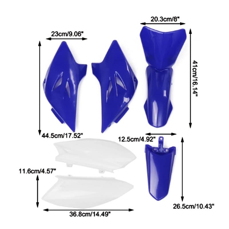 Garde-boue Yamaha TTR50 haute résistance : coques plastique de protection moto antichoc - 6