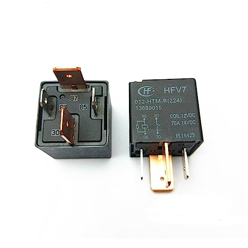 Relais HFV7-012-HTM-R 12VCC commutateur 4 broches pour ventilateur et phares auto