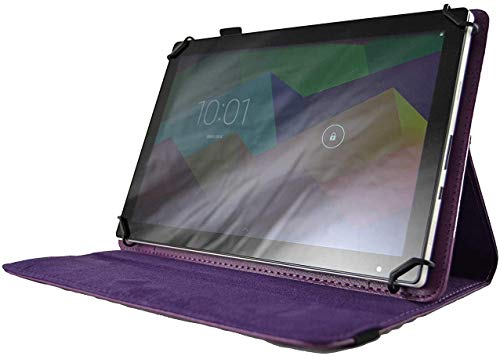 theoutlettablet® Funda Giratoria 360º para Tablet Alcatel 1T Smart 10" -Morado