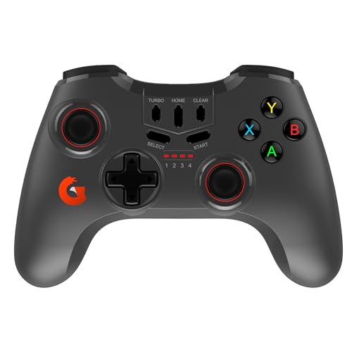 Geonav Controle Bluetooth Illusion Light Joystick/Gamepad - Compatível com Notebook, Smartphones,Tab