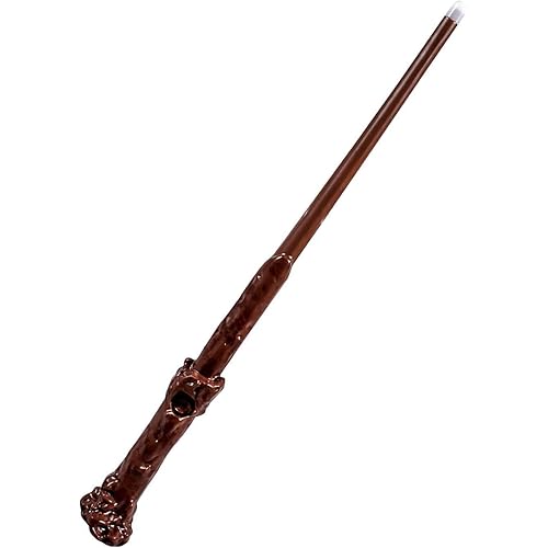 Disguise Harry Potter Light Up Wand, Official Hogwarts Wizarding World Harry Potter Costume Accessory Wand with Illuminating Tip Brown 13.5 Inch Length