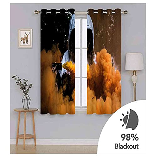 Rideaux occultants 100% polyester isolé phonique et thermique - 6