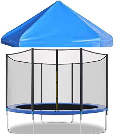 Outdoor Fitness Trampoline Canopy Sun Shade Cover - Oxford Fabric Tent for Rain, Snow & Sunshine Protection - Trampoline Accessories Without Frame