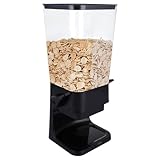 Material de calidad: nuestro dispensador de cereales para encimera está hecho de plástico sin BPA y materiales de grado alimenticio, asegurando el almacenamiento seguro de tus alimentos secos