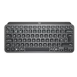 Logitech MX Keys Mini Minimalist Wireless Illuminated Keyboard, Compact, Bluetooth, Backlit, USB-C, Compatible with Apple macOS, iOS, Windows, Linux, Android, Metal Build, QWERTY UK Layout - Graphite