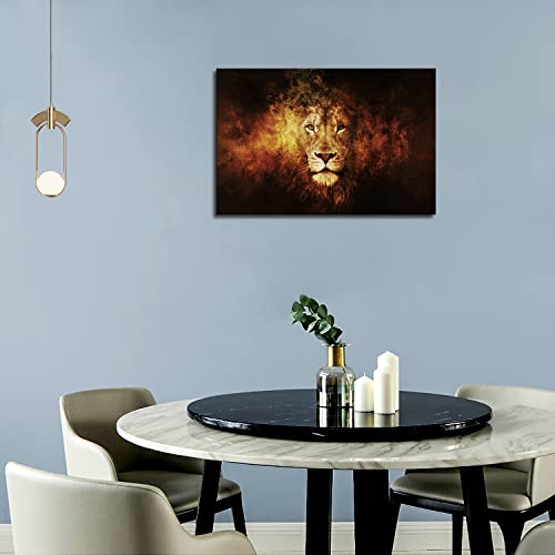 Lion Head Portrait Wall Art Painting Pictures Print On Canvas Animal The Picture For Home Modern Decoration #TOP5