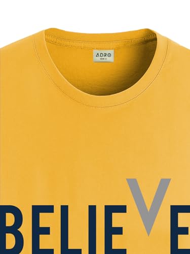 Image of ADRO Men Cotton Regular Printed Tshirt