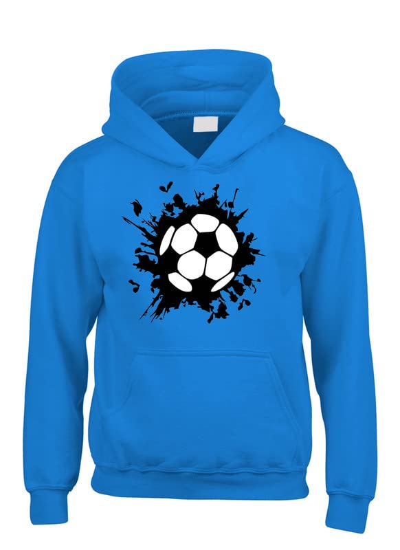 Sweat à capuche football saphire XXL Edward Sinclair pour supporter et sport