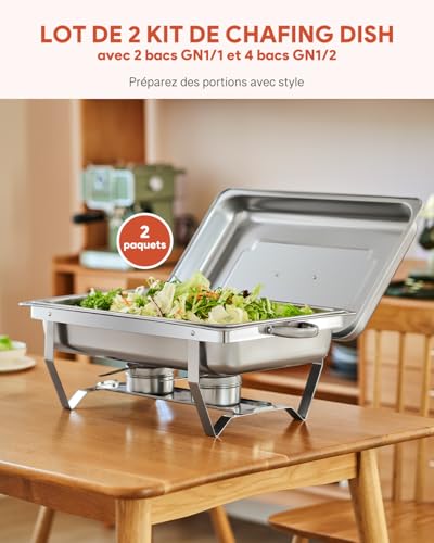 Buffet Chauffant pliable WILPREP avec bacs modulables pour service traiteur - 3