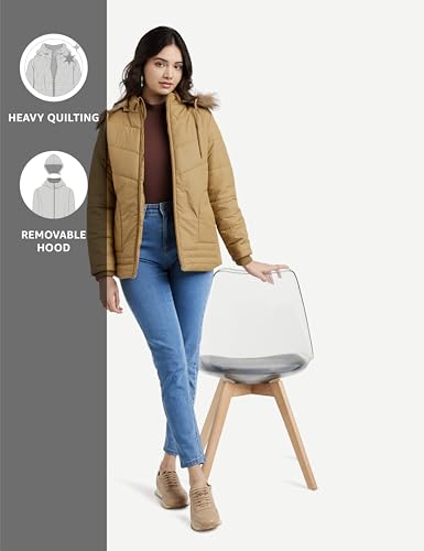 Image of Amazon Brand - Symbol Women Regular Quilted Jacket (Available in Plus Sizes)