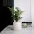 Pageqiu Plant Pots - Cement Planters Indoor - Modern Grey Flower Pot with Drainage Hole - Home Office Decor