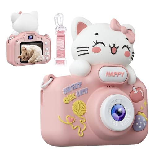 Kinderkamera, 48 MP HD 1080P Dual-Selfie-Digitalkamera für 3–6 Jahre alte Kleinkinder, Kinder, Jungen und Mädchen, Spielzeugkamera für Kinder