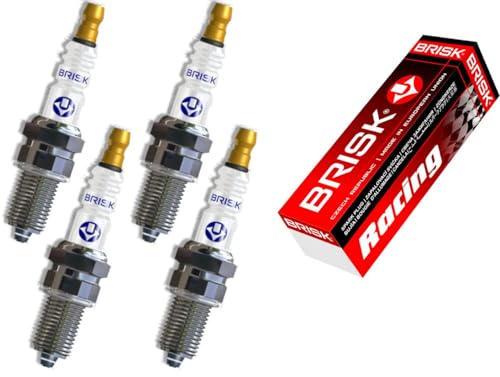 Bougies d'allumage BRISK Premium Racing DR15ZC 1126 d'allumage moteur essence, boîte de 4