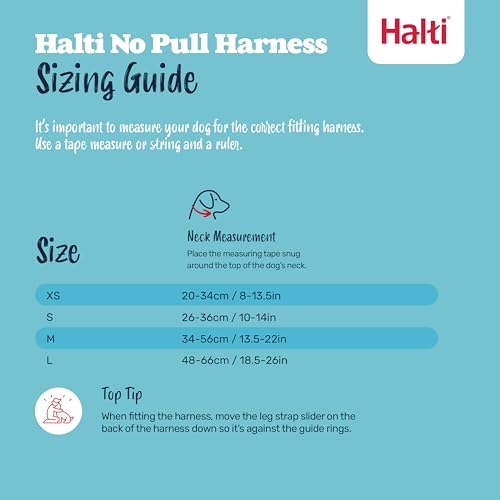 halti no pull harness - to stop your dog pulling on the leash adjustable lightweight and easy to use reflective dog training harness for medium dogs size m