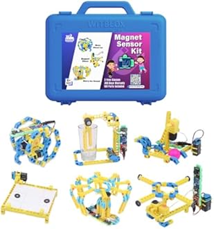 WitBlox Magnet Sensor Kit- 6 in 1 Projects| Smart Electronics Sensors for DIY Robotics Kit, STEM Learning & IOT Projects| Robot Toys for Kids Boys Girls| Birthday Gift Ages 8 9 10 11 12