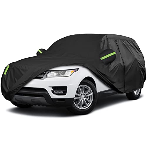for Land Rover Car Cover Waterproof All Weather, 420D Oxford Car Cover Replace for 2009-2023 Land Rover Range Rover LWB Windproof Custom Fit Heavy Duty