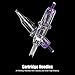 Wormhole Tattoo Cartridge Needles, 20pcs Mixed Sizes 3RL 5RL 5RM 7RM Disposable Tattoo Needles Cartridge Round Liner Shader Magnum for Cartridge Tattoo Pen Machine Permanent Makeup Tattoo Supplies