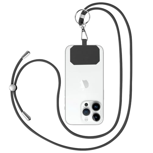 flintronic Cordino per Telefono, Cordino per Cellulare Universale, Regolabile Cordino Tracolla per iPhone Huawei Samsung e Tutti Gli Smartphone