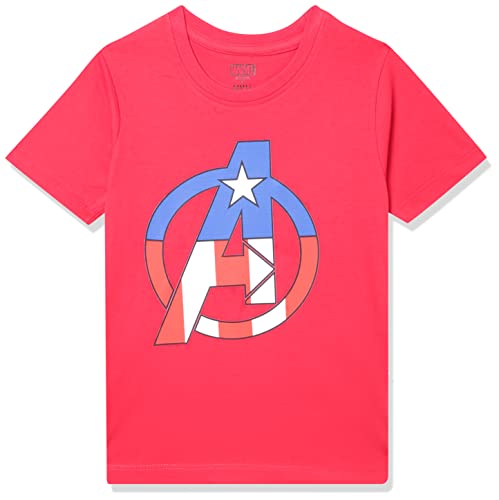 Image of Marvel Avengers by Wear Your Mind Boys Tshirt (DMABCT051.5 Red 4-5Y)