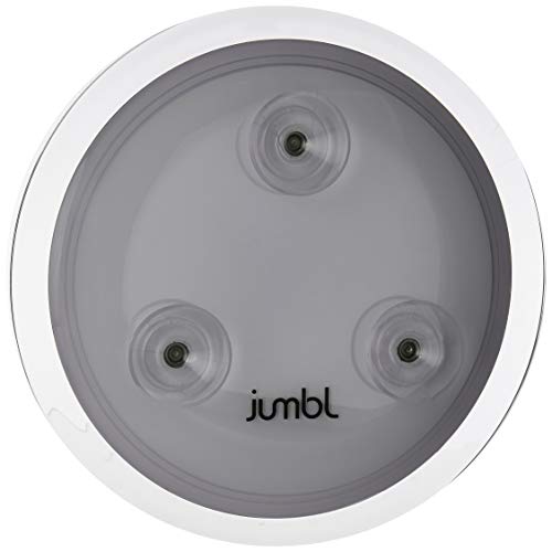 DB Tech Large 10" Suction Cup 8X Magnifying Mirror with Precision Tweezers w/Rubberized Grips, Triple Suction Cups for Lasting Hold on Most Flat Surfaces - Thumbnail 2