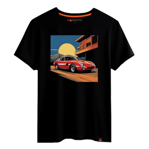 Magmatic - T Shirt 250 GTO Voiture Collection pour Homme Unisex Enfant, Collection Sunny Rides Tee...