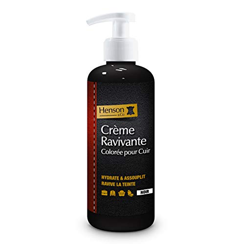 Crème Ravivante Colorée pour Cuir Noir 250ml