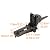 Huepar Mounting Clamp with 1/4"-20 Male Thread and 5/8"-11 Thread Adapter for Telescoping Pole for Rotary and Line Laser Levels, Adjustable Bracket LP36-S
