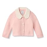Amazon Essentials x Sofia Grainge Unisex Baby Peter-Pan-Kragen Pulloverjacke, Hellrosa, 18 Monate