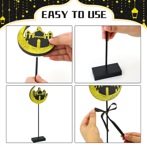 Save 33% on 3-Piece Ramadan Wooden Table Decor Set