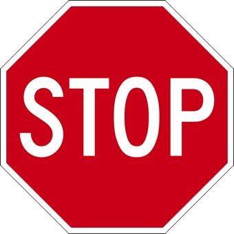STOP ロードサイン Amazon.com : Stop Signs - 24x24 - High Intensity Prismatic