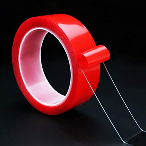 Fita adesiva dupla face resistente Tehaux com 3 rolos de fita adesiva dupla face transparente fita d