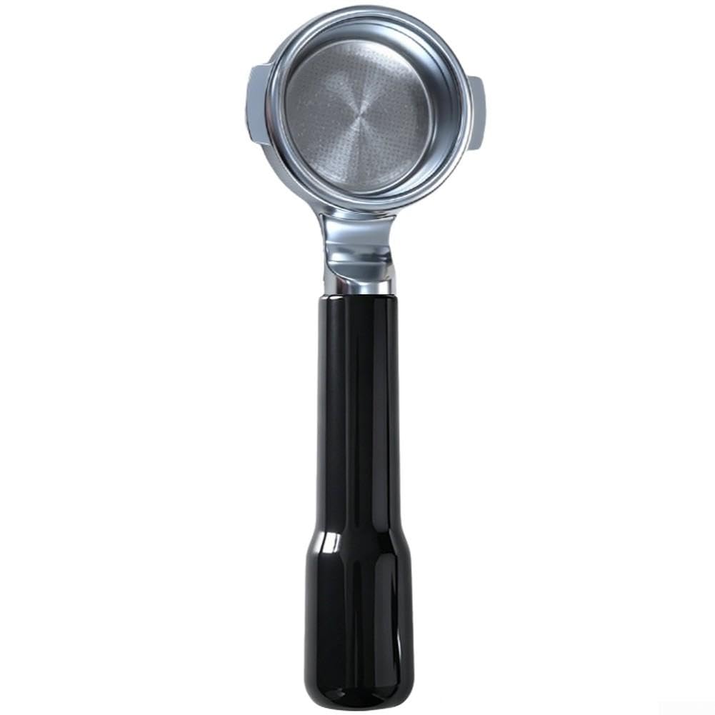 Portafiltre E61 58mm Acier Fond Plat Double Bec Portafiltre E61(Black)