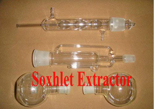 Extracteur de soxhlet 500 ml Gowe avec condensateur de pompage et tube isotherme de laboratoire