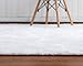 Softlife Ultra Soft Fluffy Area Rugs for Bedroom, Girls and Boys Room Kids Room Nursery Large Rug, 5.3 x 7.6 Feet Shaggy Fur Indoor Plush Modern Floor Carpet for Living Room Christmas Decor, White