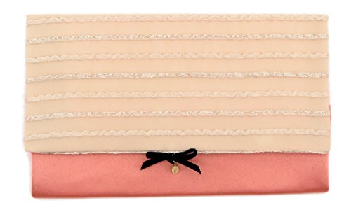 ふくさ フリル マチ付き ベージュピンク 慶事用 SFB03-02