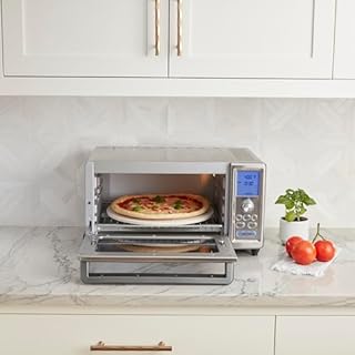 Cuisinart Chef’s Convection Toaster Oven, 1800-Watt Electric Oven with 15 Cooking Functions, Fits 13" Pizza, 9"x13" Baking Pan, and Full-Size Chicken, Nonstick Interior, TOB-260N1NAS, Stainless Steel