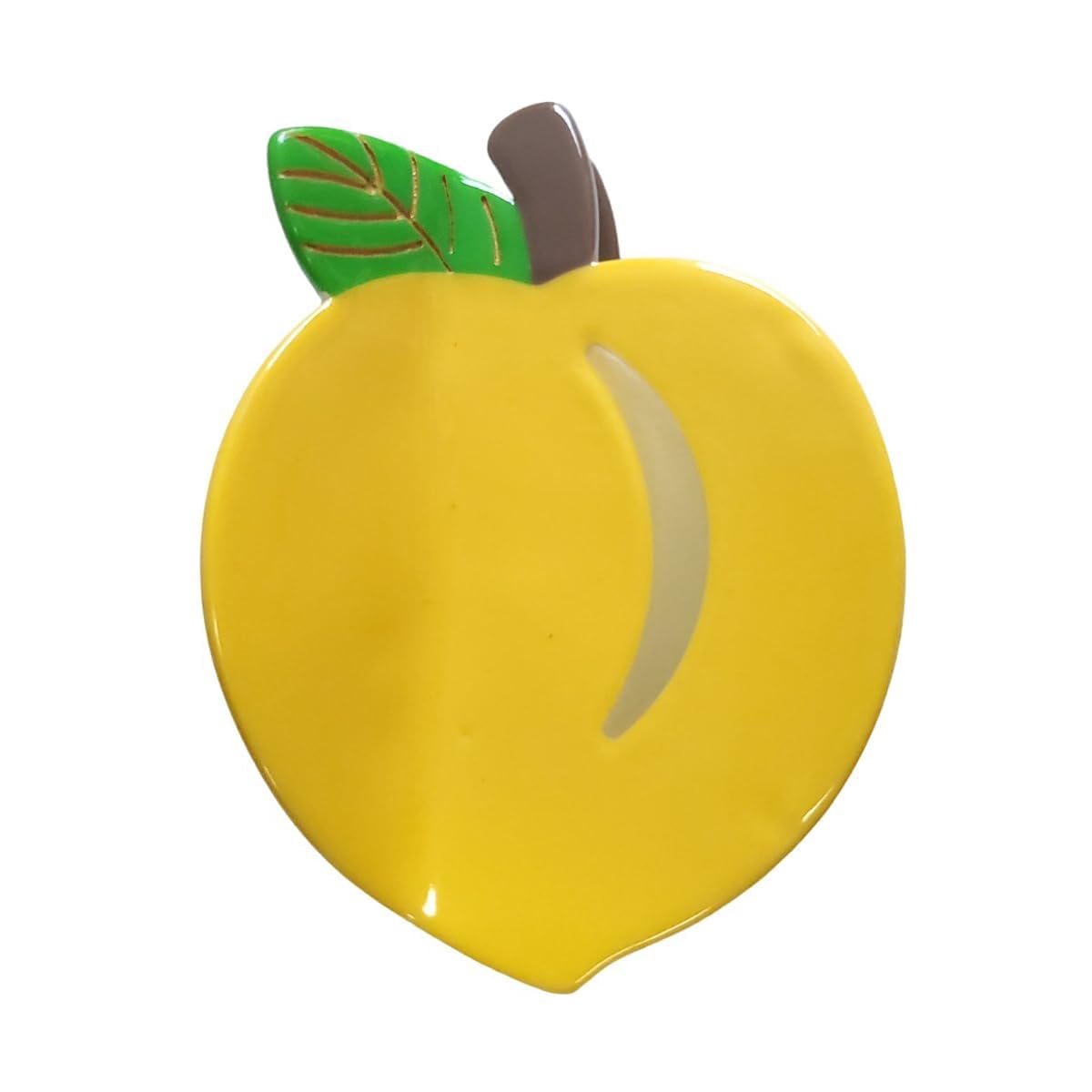 Amazon.com : Yellow Peach Hair Clips,Peach Claw Clips,Fruit  display picture 2