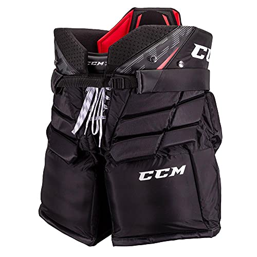 Pantalon hockey CCM 1.9 gardien noir S évite les douleurs de choc