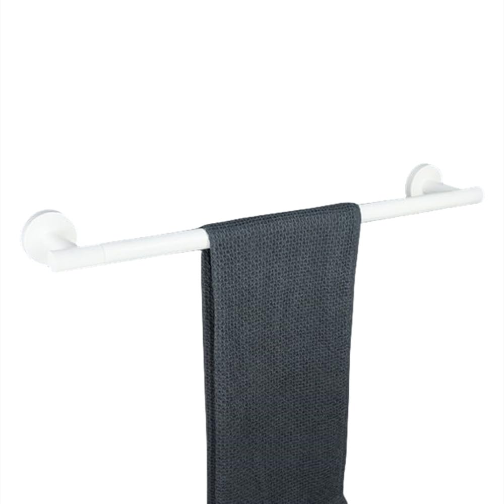 Porte-manteau et barre porte-serviette unique blanche pour créer une salle de bain esprit spa