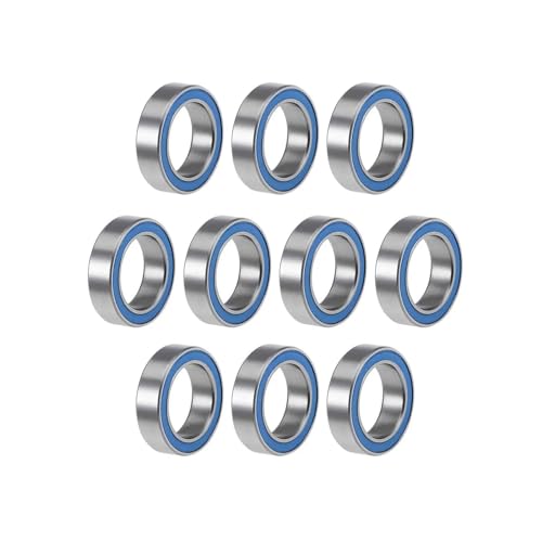 Roulement à billes 6700-2RS miniature étanche en lot de 10 pièces de dimensions 10x15x4 mm