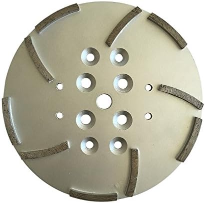 10" Concrete Diamond Grinding Disc Plate Edco, Blastrac, Husvqarna, 10 Turbo Segment, 30/40 Grit