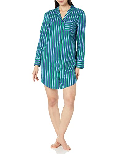 Image of Amazon Essentials Women's Woven Flannel Notch Collar Nightgown (Available in Plus Size)