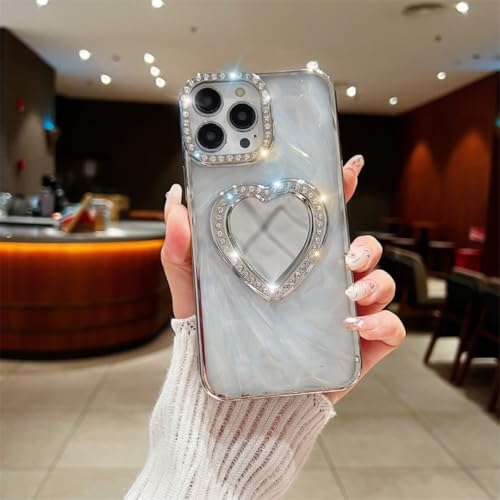 Étui de luxe en cœur diamant pour iPhone 11 Pro Max chic - 5