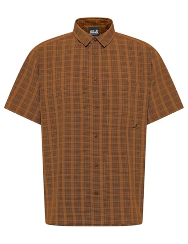 Jack Wolfskin Herren Meseta Shirt Hemd, Check Autumn Leaves, L EU – Ansicht 4