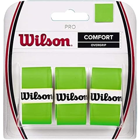 Wilson Pro Overgrip - 3 Pack, Green Cover